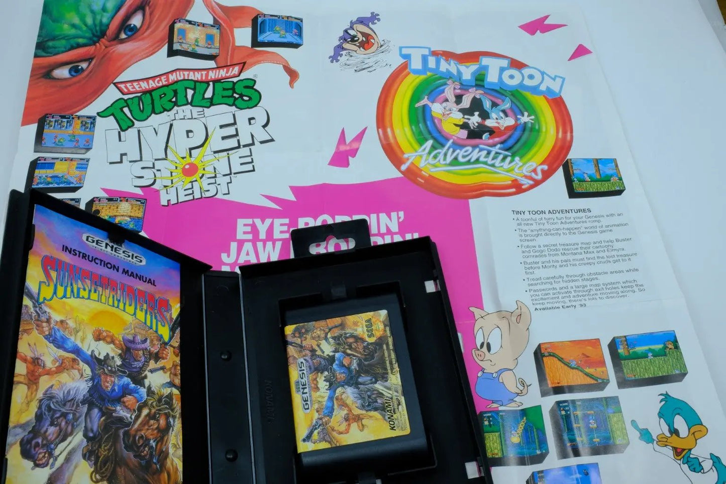 Sunset Riders – Complete in Box RetroGate - Your Gateway to Classic Gaming