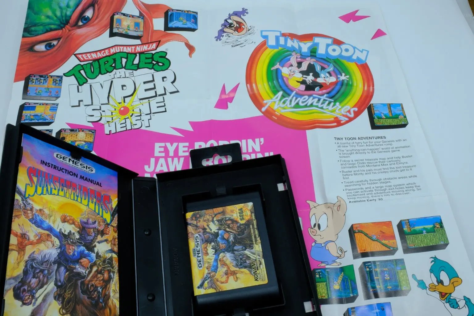 Sunset Riders – Complete in Box RetroGate - Your Gateway to Classic Gaming