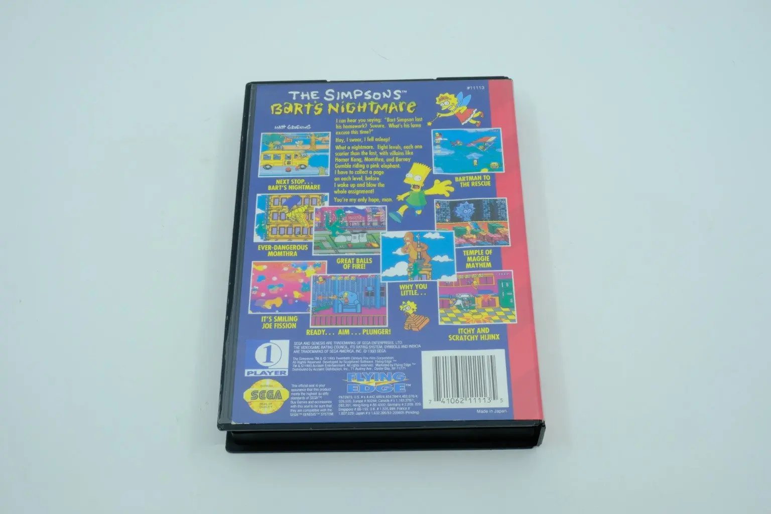 The Simpsons: Bart’s Nightmare – Complete in Box RetroGate - Your Gateway to Classic Gaming