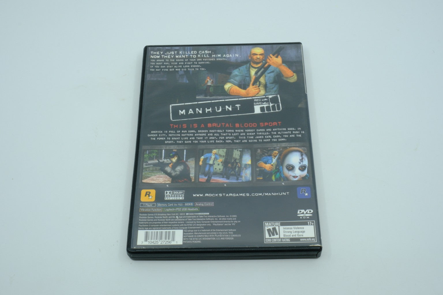 Manhunt – Complete in Box RetroGate - Your Gateway to Classic Gaming