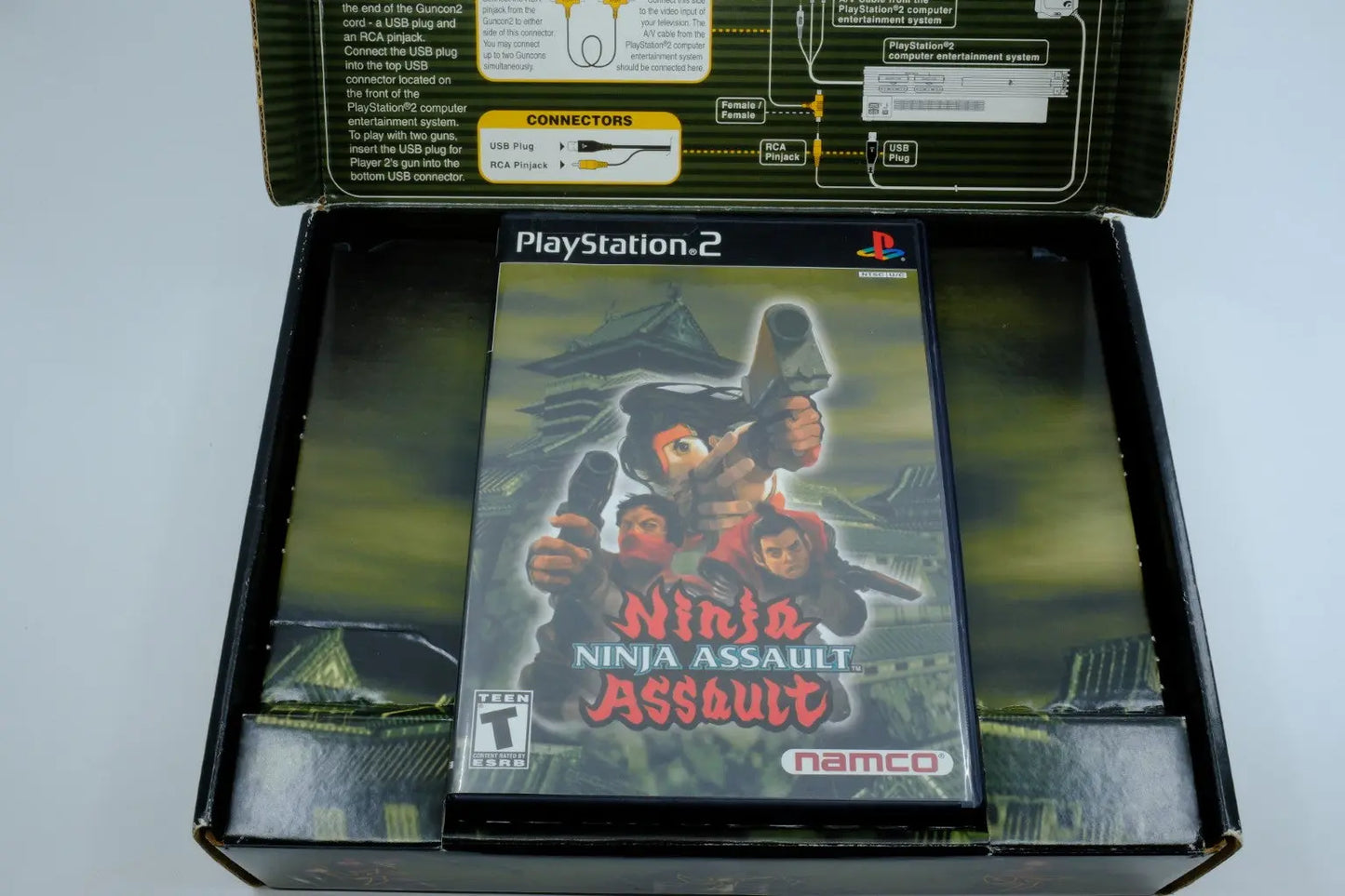 Ninja Assault + Guncon 2 — Complete in Box RetroGate - Your Gateway to Classic Gaming