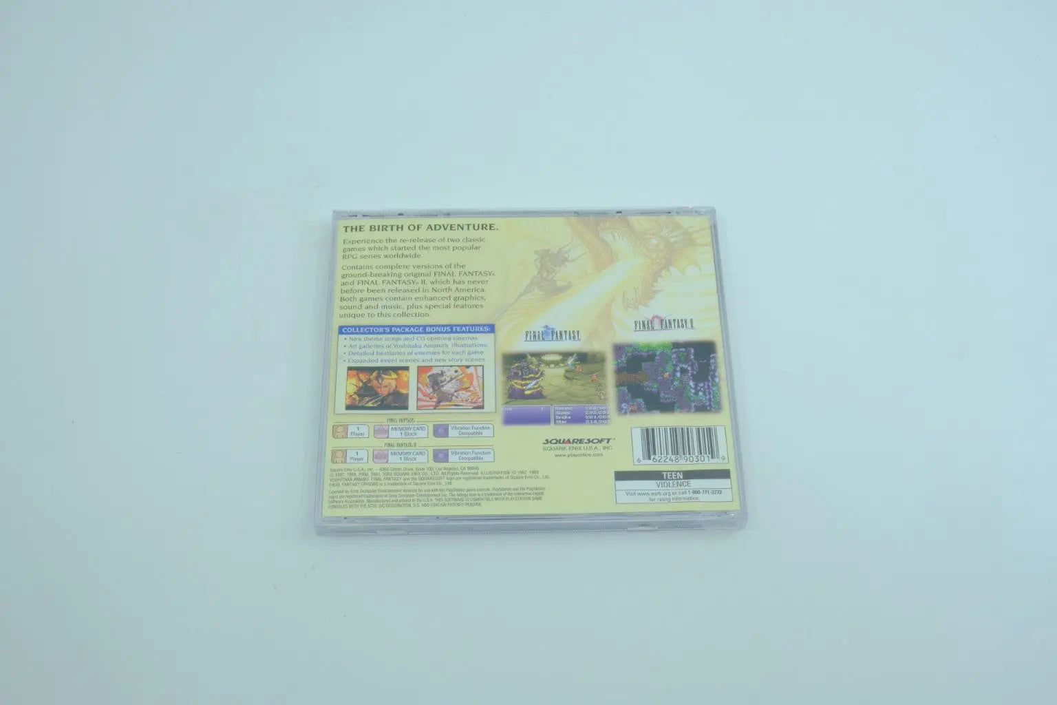 Final Fantasy Origins (Final Fantasy I &amp; Final Fantasy II) – Complete in Box RetroGate - Your Gateway to Classic Gaming