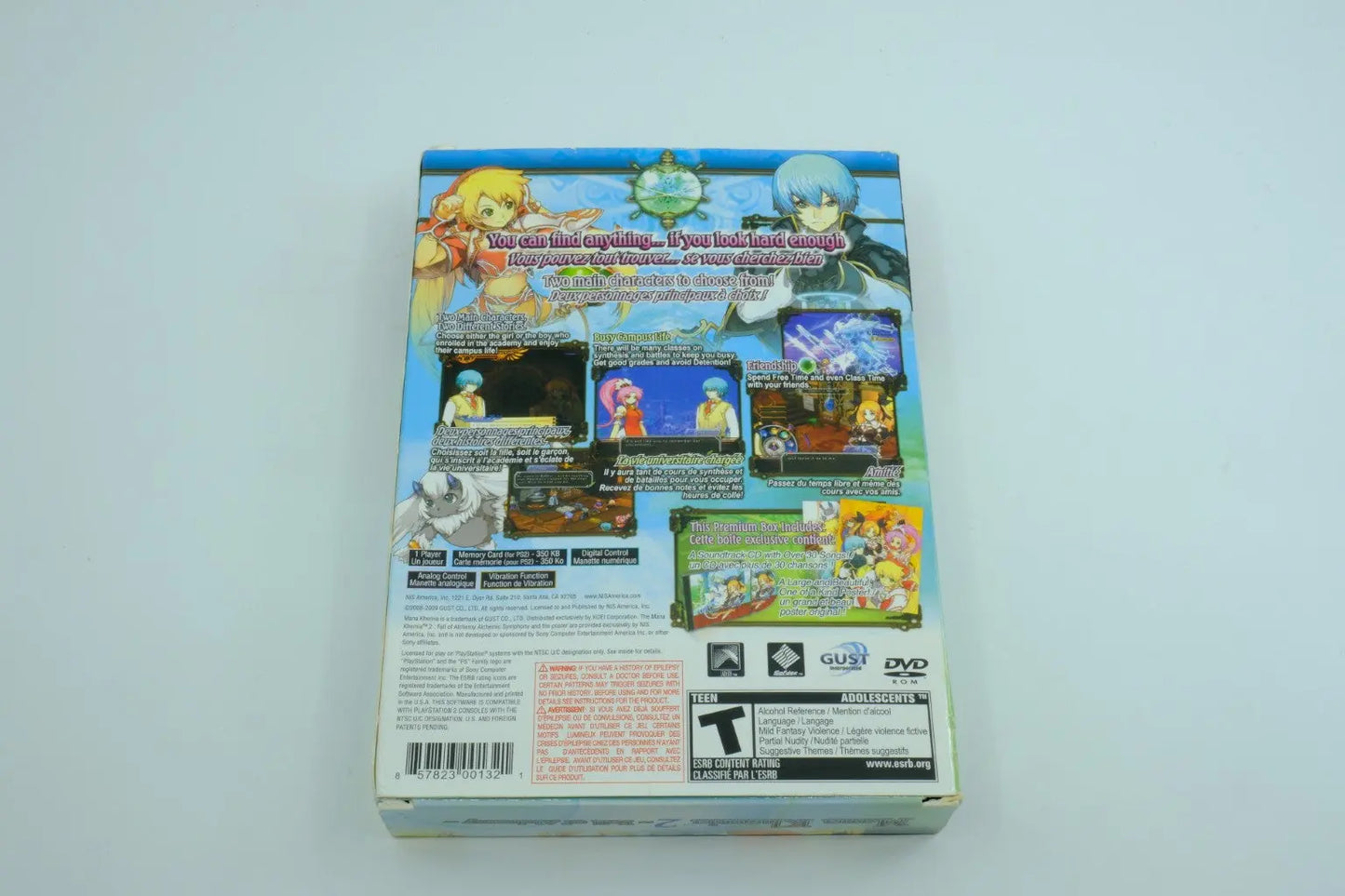 Mana Khemia: Alchemists of Al-Revis (Premium Box) – Complete in Box RetroGate - Your Gateway to Classic Gaming