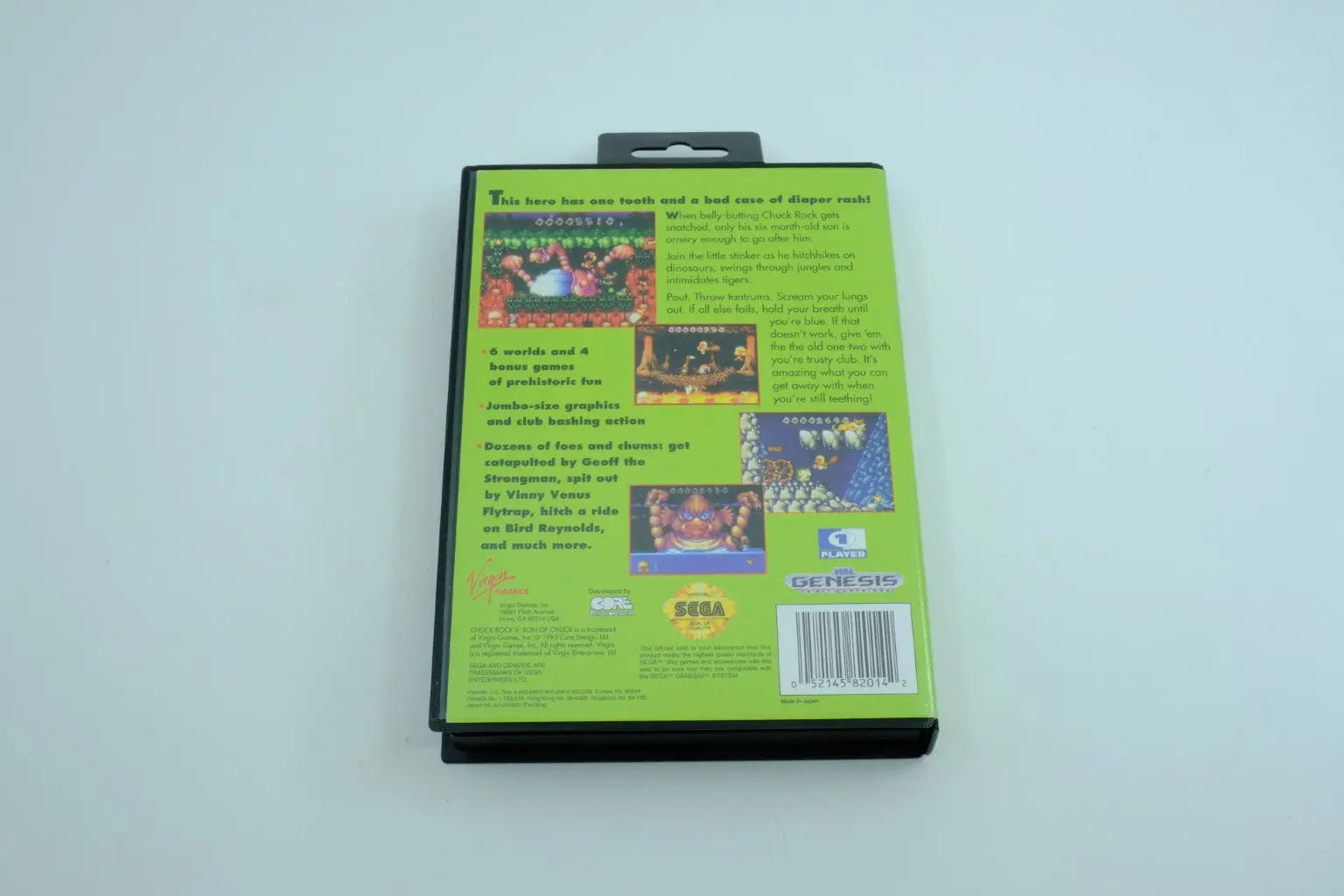 Chuck Rock II: Son of Chuck – Complete in Box RetroGate - Your Gateway to Classic Gaming
