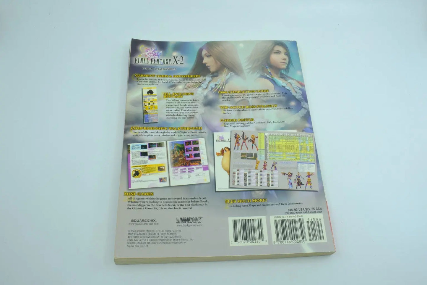 Final Fantasy X-2 — BradyGames Official Strategy Guide (PS2) RetroGate - Your Gateway to Classic Gaming