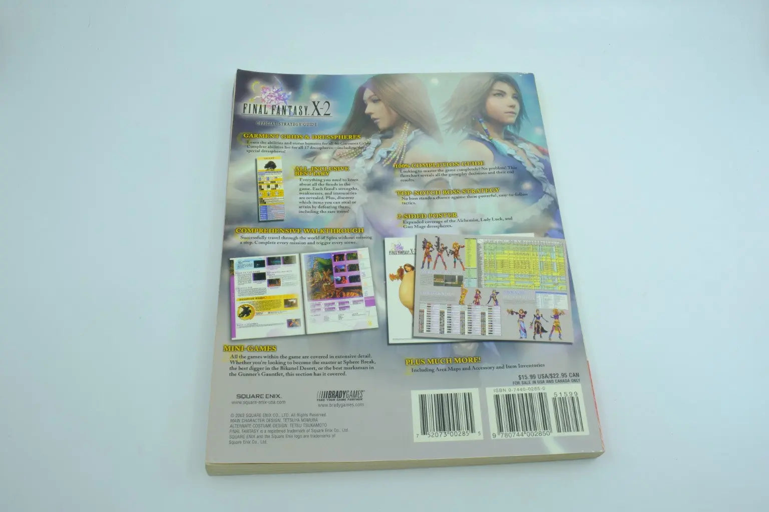 Final Fantasy X-2 — BradyGames Official Strategy Guide (PS2) RetroGate - Your Gateway to Classic Gaming
