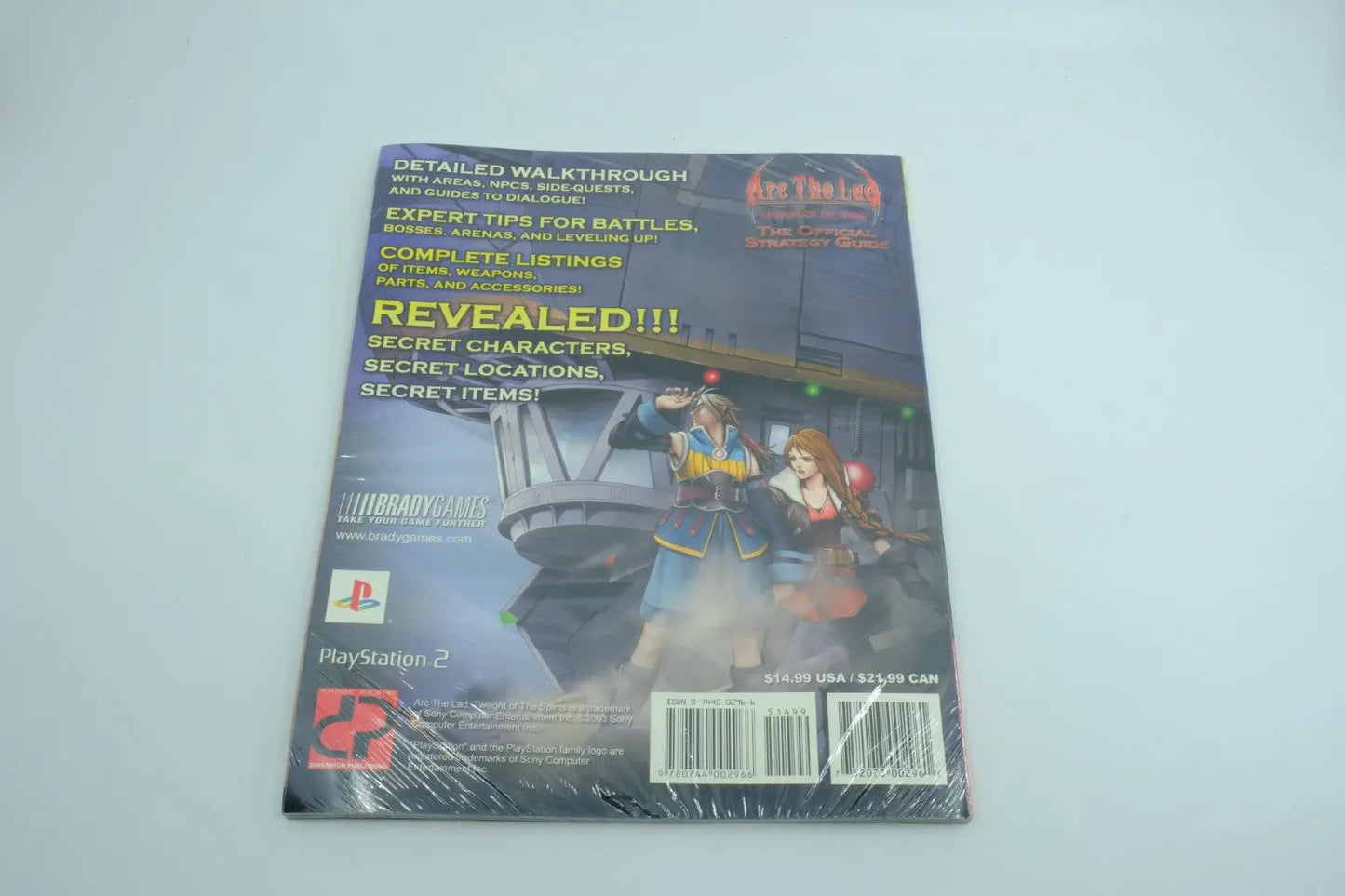 Arc the Lad: Twilight of the Spirits — The Official Strategy Guide (PlayStation 2) — Factory Sealed RetroGate - Your Gateway to Classic Gaming