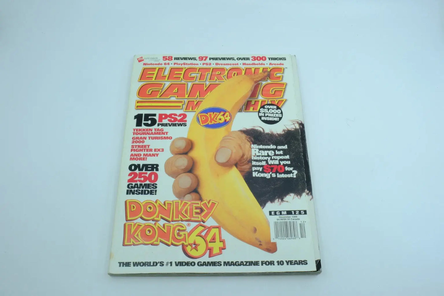 Electronic Gaming Monthly #125 – December 1999 (Donkey Kong 64 Cover) RetroGate - Your Gateway to Classic Gaming