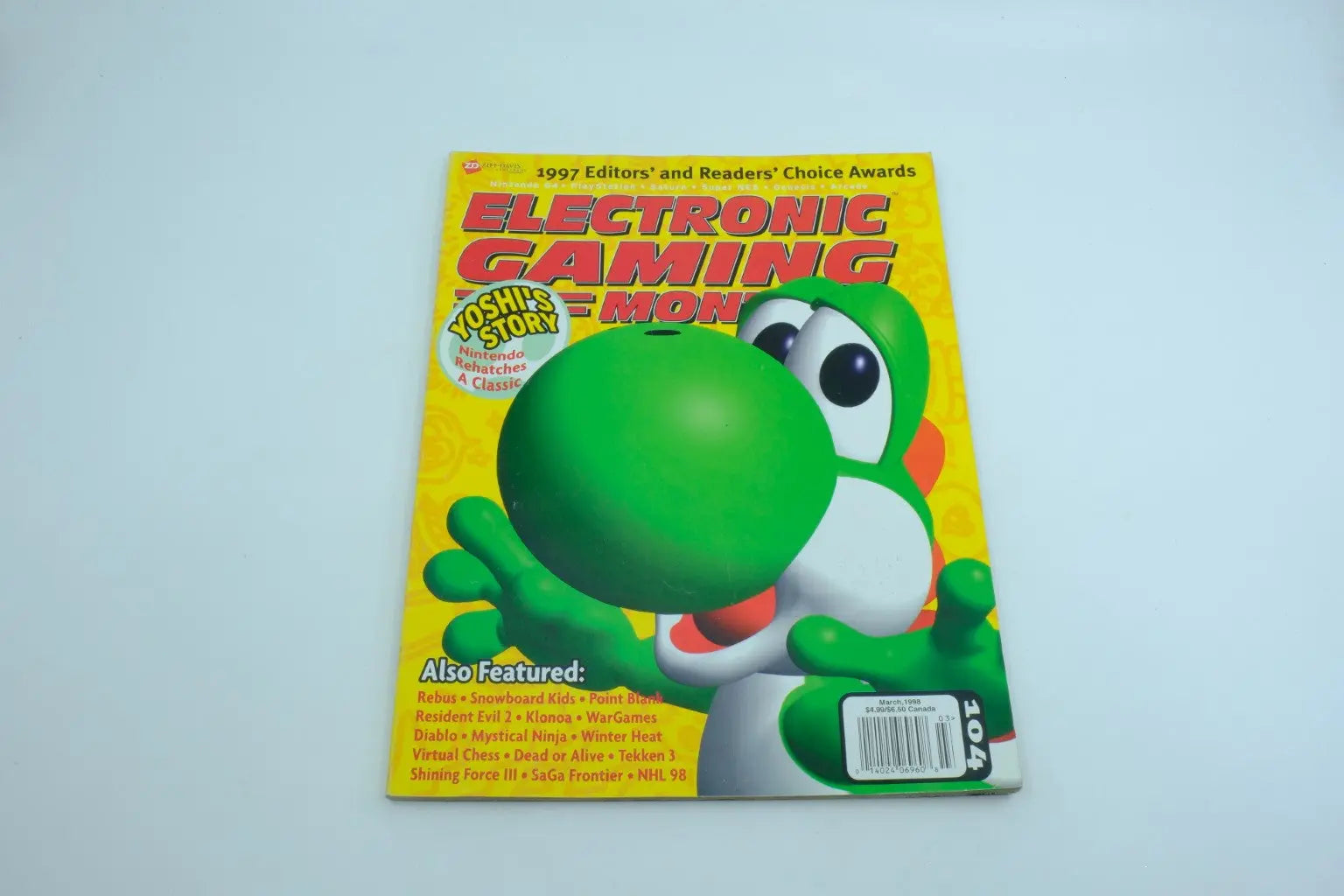 Electronic Gaming Monthly — March 1998 (Yoshi’s Story Cover) RetroGate - Your Gateway to Classic Gaming