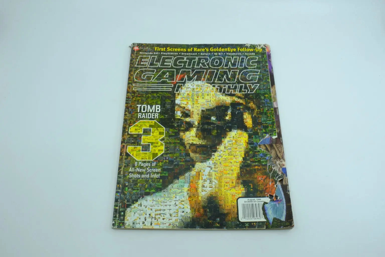 Electronic Gaming Monthly — August 1998 (Tomb Raider 3 Cover) RetroGate - Your Gateway to Classic Gaming