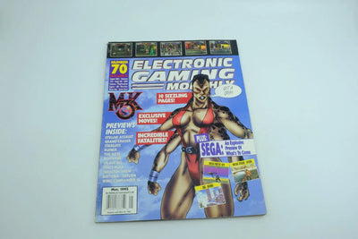 Electronic Gaming Monthly — May 1995 (MK3 Feature & Sega Preview Cover) RetroGate - Your Gateway to Classic Gaming
