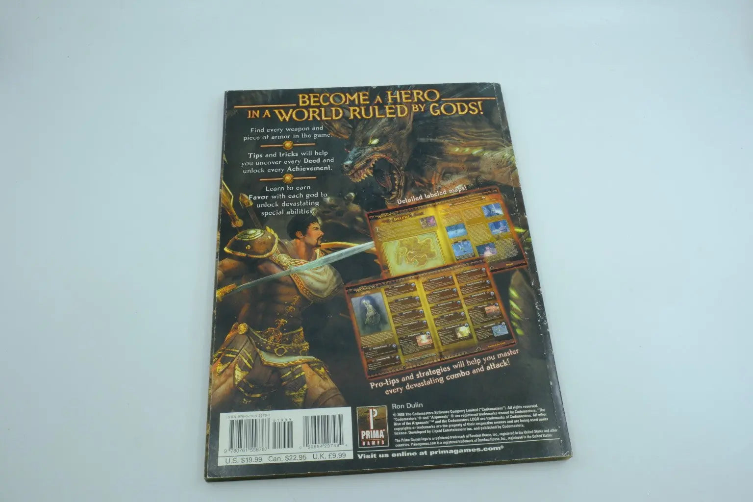 Rise of the Argonauts — Prima Official Game Guide (Xbox 360 / PS3 / PC) RetroGate - Your Gateway to Classic Gaming