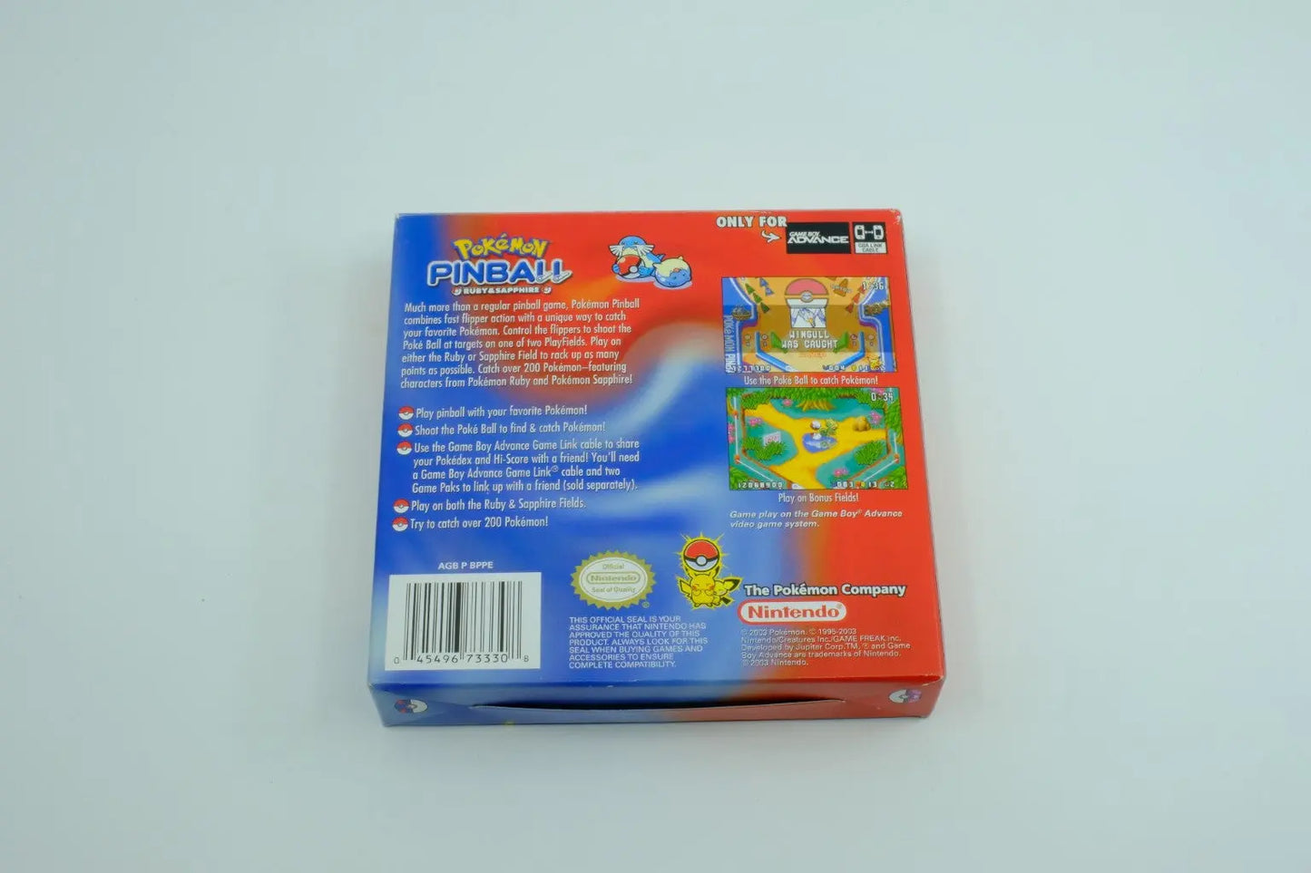 Pokémon Pinball: Ruby & Sapphire – Complete in Box RetroGate - Your Gateway to Classic Gaming