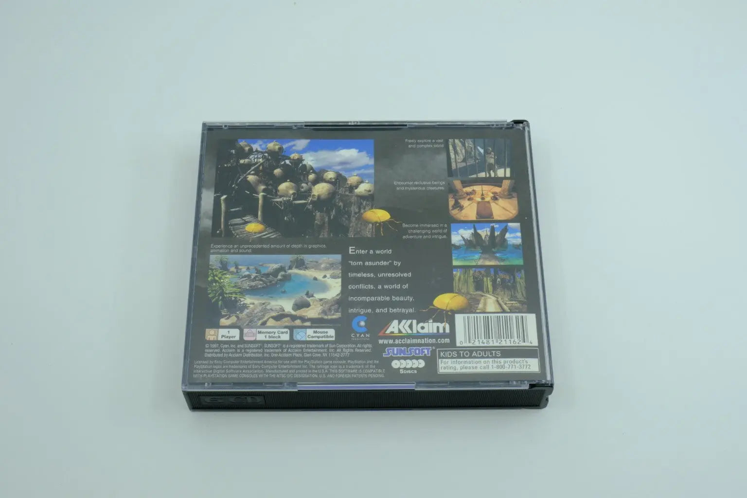 Riven: The Sequel to Myst – Complete in Box (5-Disc Set) RetroGate - Your Gateway to Classic Gaming