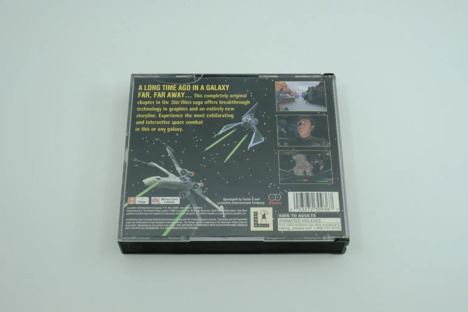 Star Wars Rebel Assault II: The Hidden Empire – Complete in Box RetroGate - Your Gateway to Classic Gaming