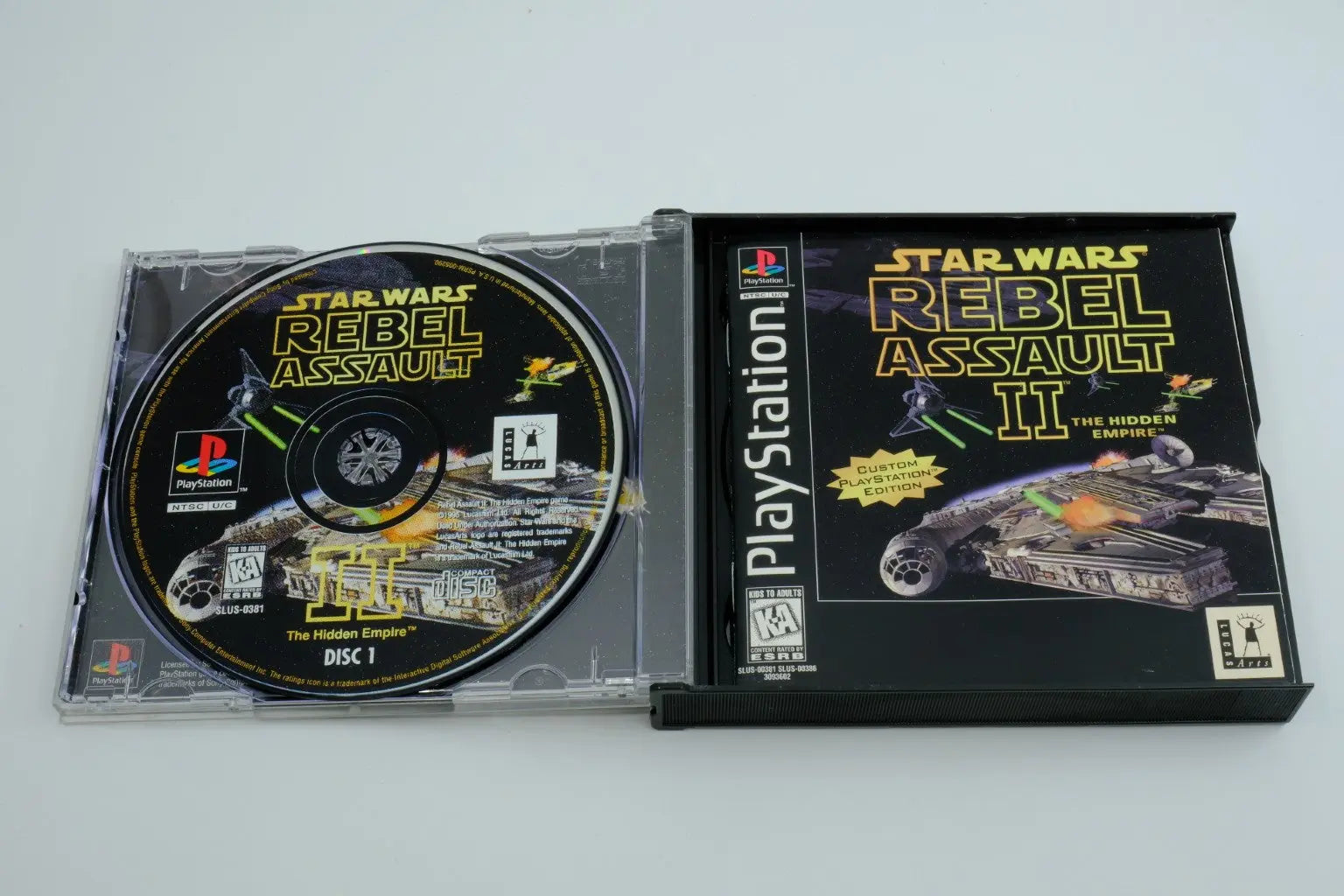 Star Wars Rebel Assault II: The Hidden Empire – Complete in Box RetroGate - Your Gateway to Classic Gaming