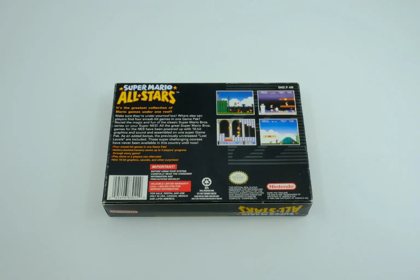 Super Mario All-Stars – Complete in Box RetroGate - Your Gateway to Classic Gaming