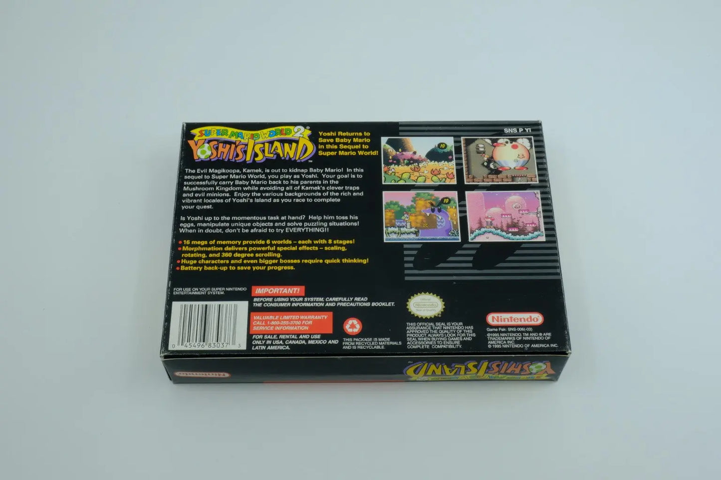 Super Mario World 2: Yoshi’s Island – Complete in Box RetroGate - Your Gateway to Classic Gaming