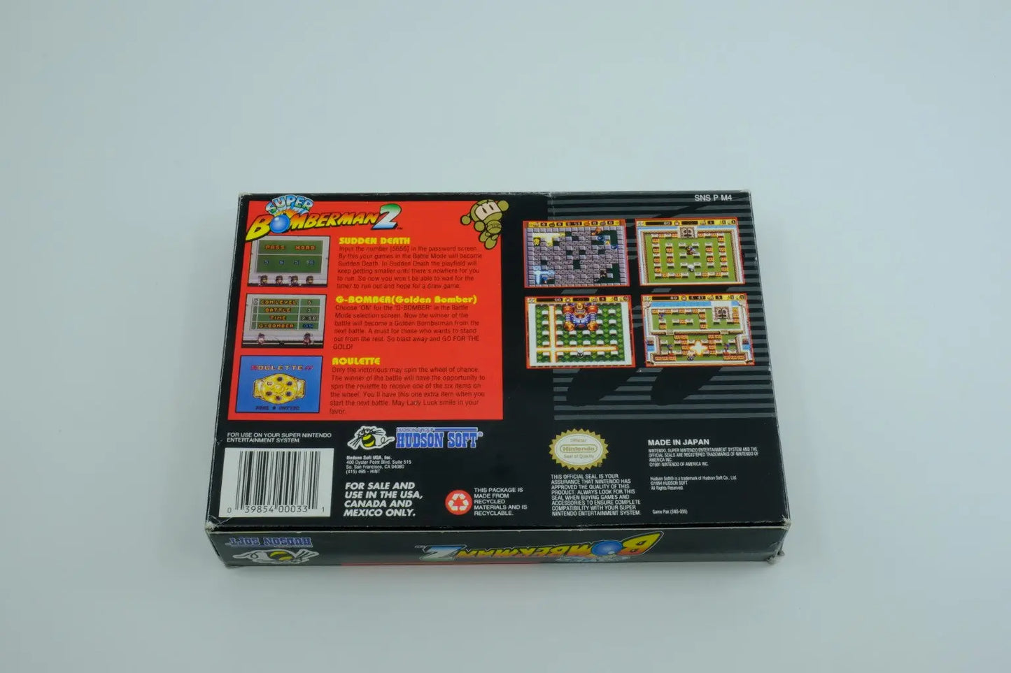 Super Bomberman 2 – Complete in Box RetroGate - Your Gateway to Classic Gaming
