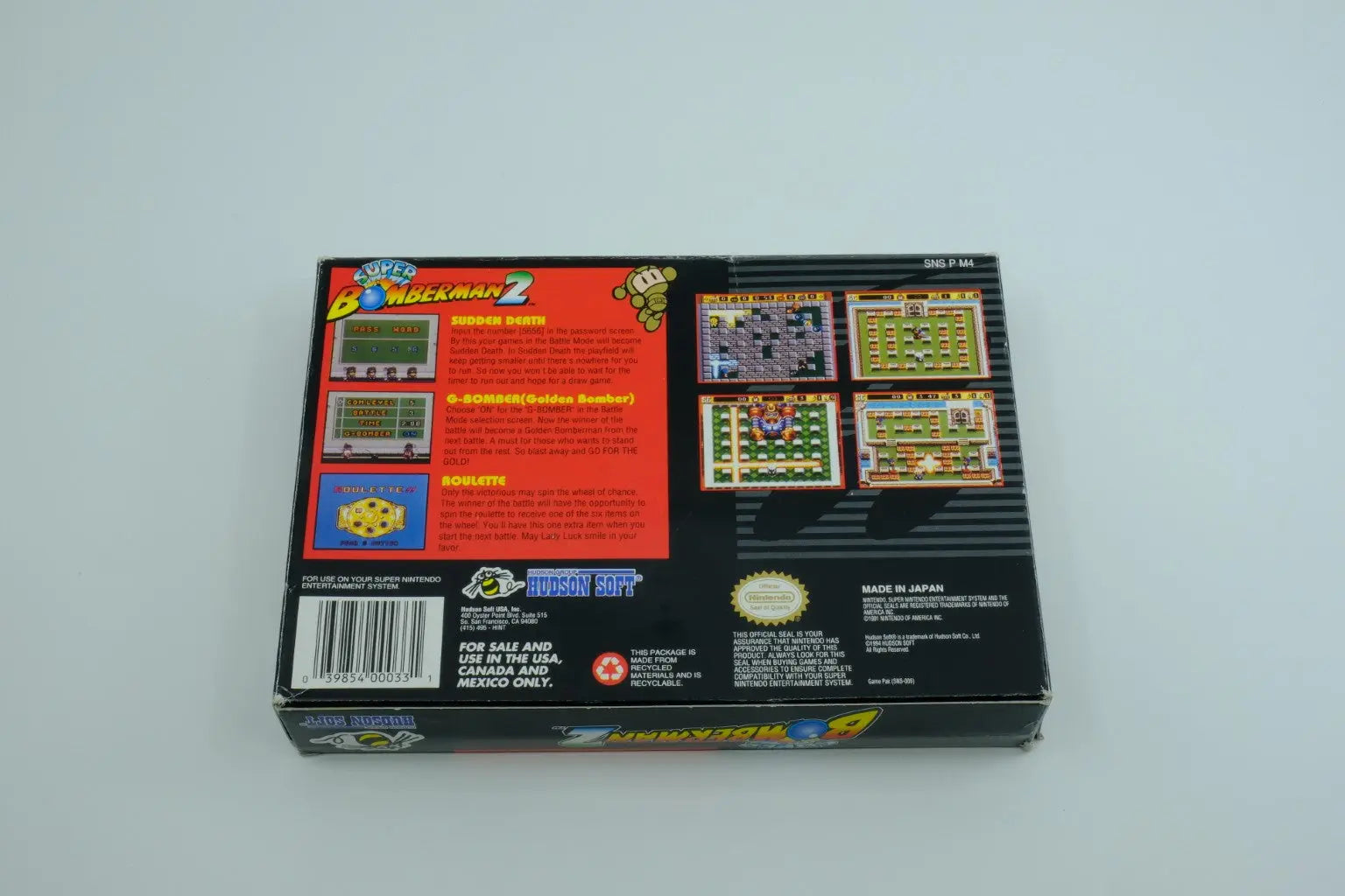 Super Bomberman 2 – Complete in Box RetroGate - Your Gateway to Classic Gaming
