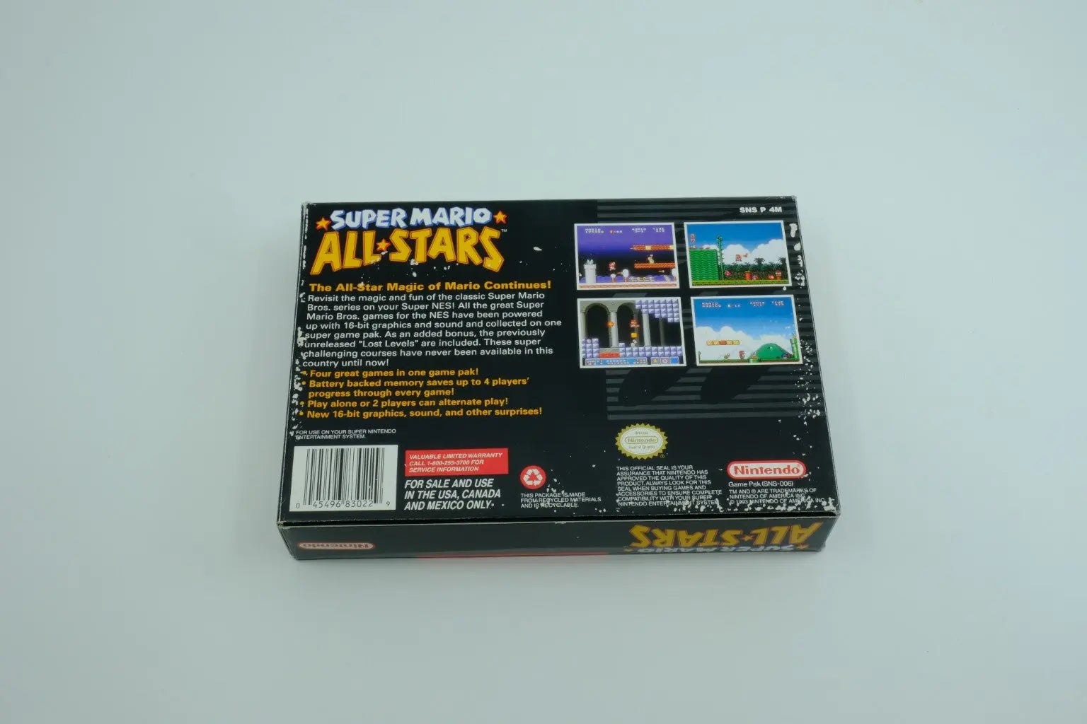 Super Mario All-Stars – Complete in Box RetroGate - Your Gateway to Classic Gaming