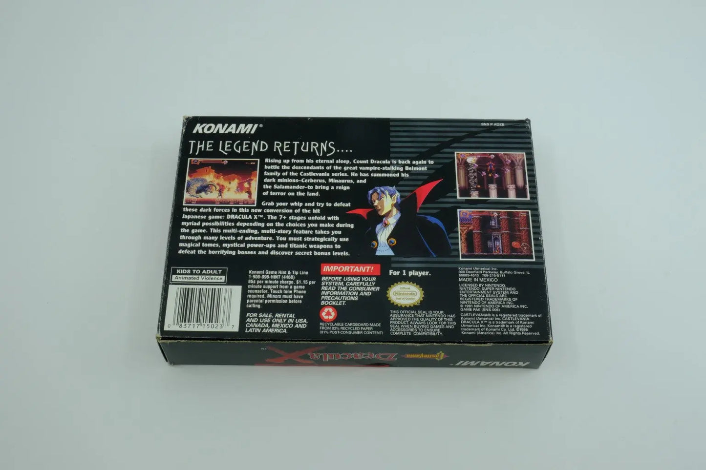 Castlevania: Dracula X – Complete in Box RetroGate - Your Gateway to Classic Gaming