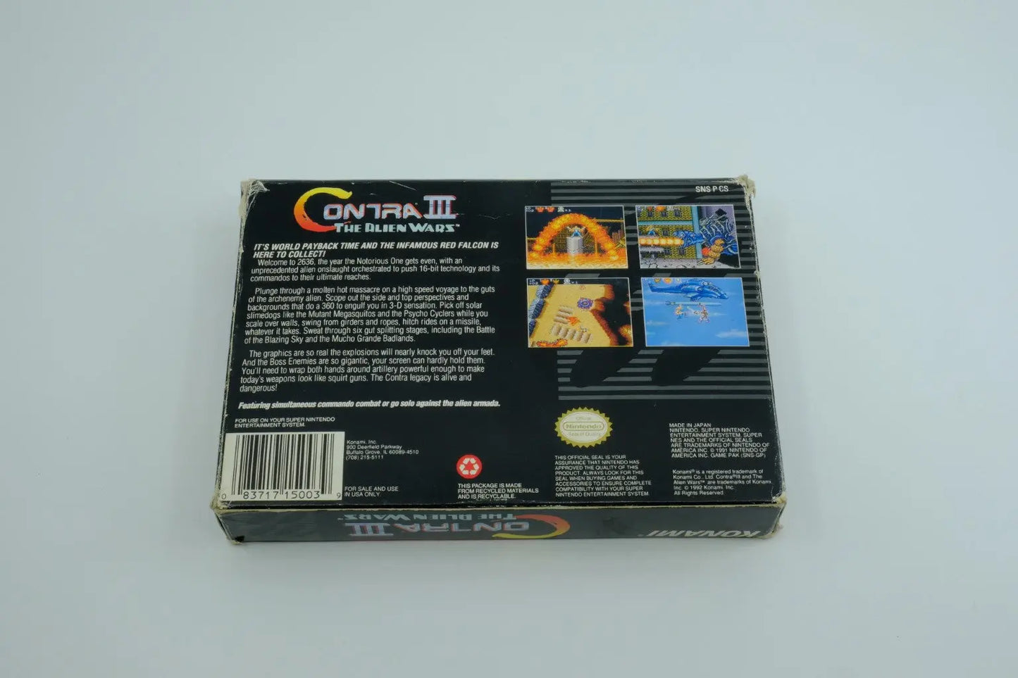 Contra III: The Alien Wars – Complete in Box RetroGate - Your Gateway to Classic Gaming