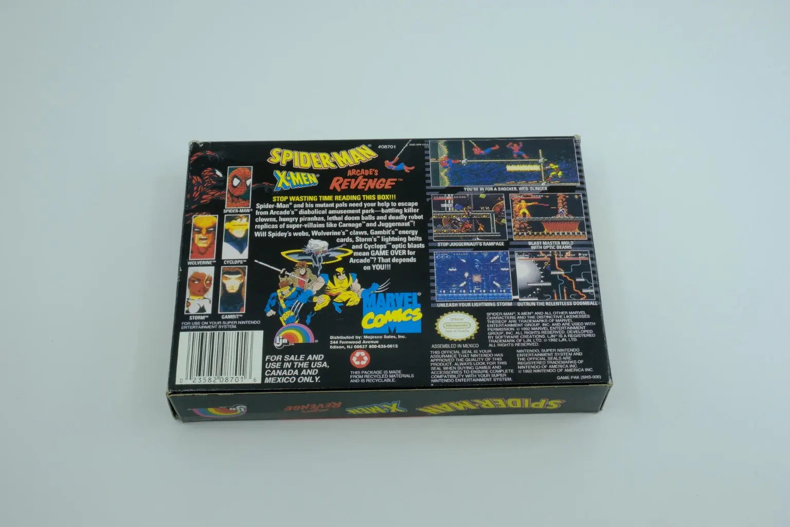Spider-Man / X-Men: Arcade’s Revenge – Complete in Box RetroGate - Your Gateway to Classic Gaming