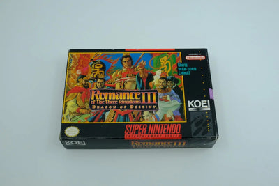 Romance of the Three Kingdoms III: Dragon of Destiny – Complete in Box RetroGate - Your Gateway to Classic Gaming