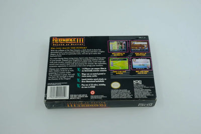 Romance of the Three Kingdoms III: Dragon of Destiny – Complete in Box RetroGate - Your Gateway to Classic Gaming