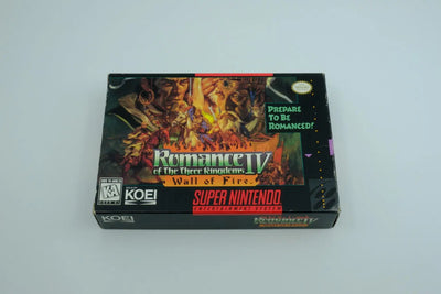 Romance of the Three Kingdoms IV: Wall of Fire – Complete in Box RetroGate - Your Gateway to Classic Gaming