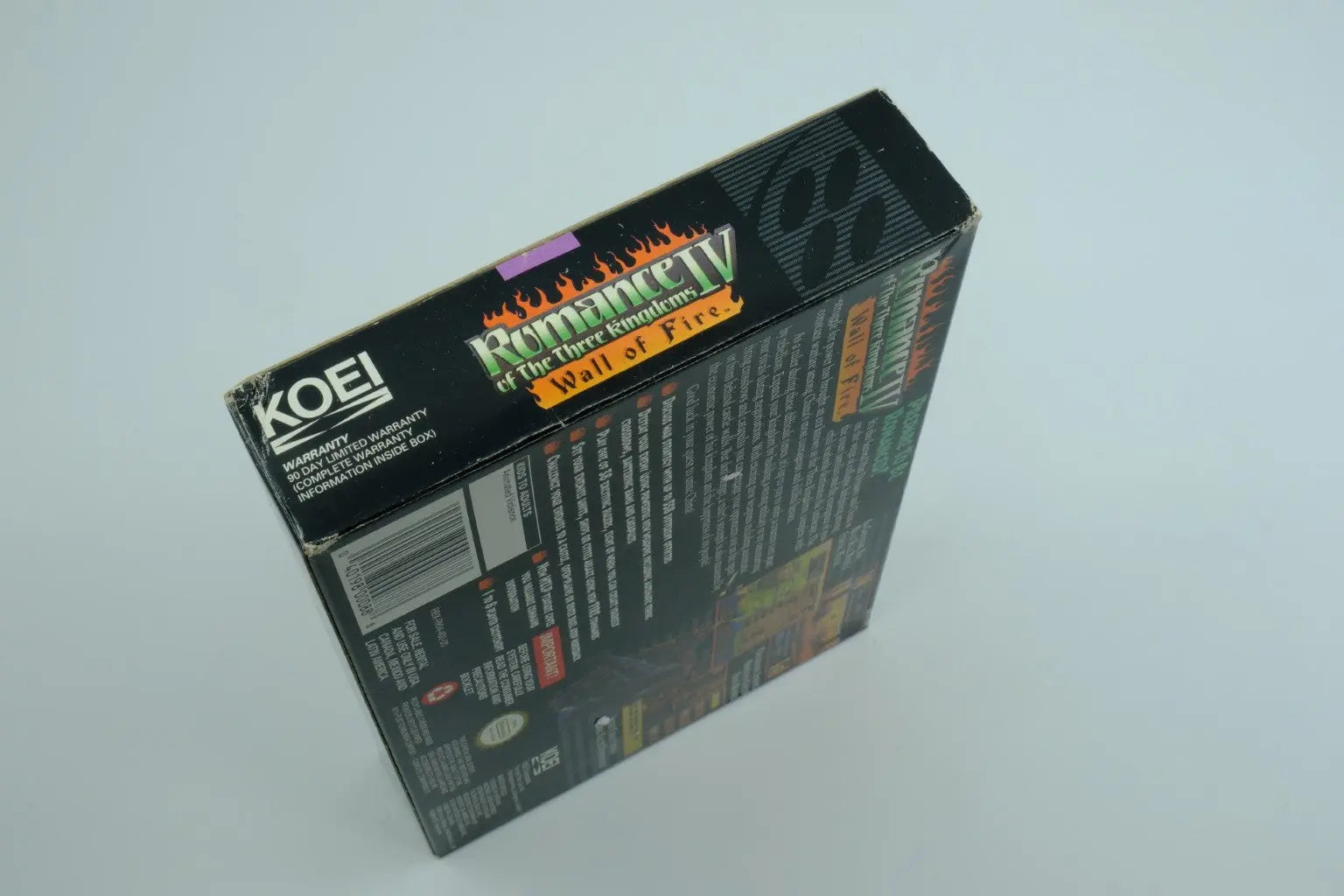 Romance of the Three Kingdoms IV: Wall of Fire – Complete in Box RetroGate - Your Gateway to Classic Gaming