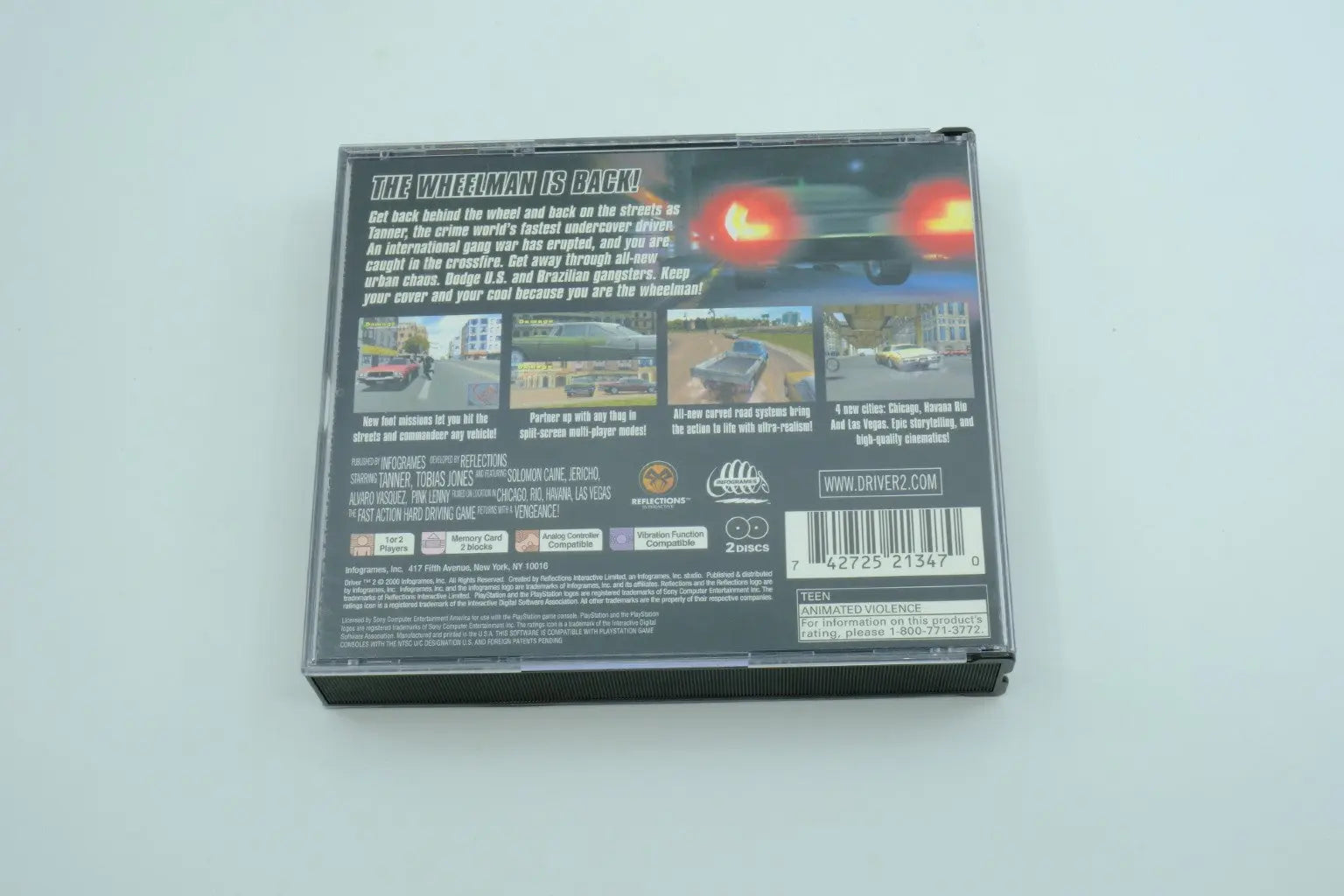 Driver 2 – Complete in Box RetroGate - Your Gateway to Classic Gaming