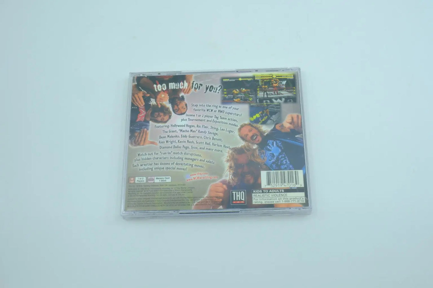 WCW Nitro – Complete in Box RetroGate - Your Gateway to Classic Gaming