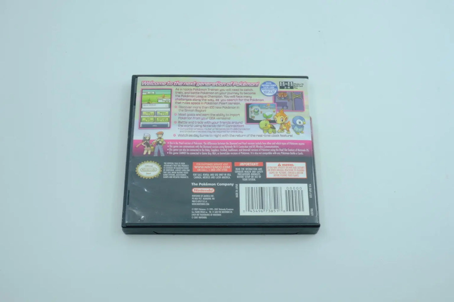 Pokemon Pearl Version – Complete in Box RetroGate - Your Gateway to Classic Gaming