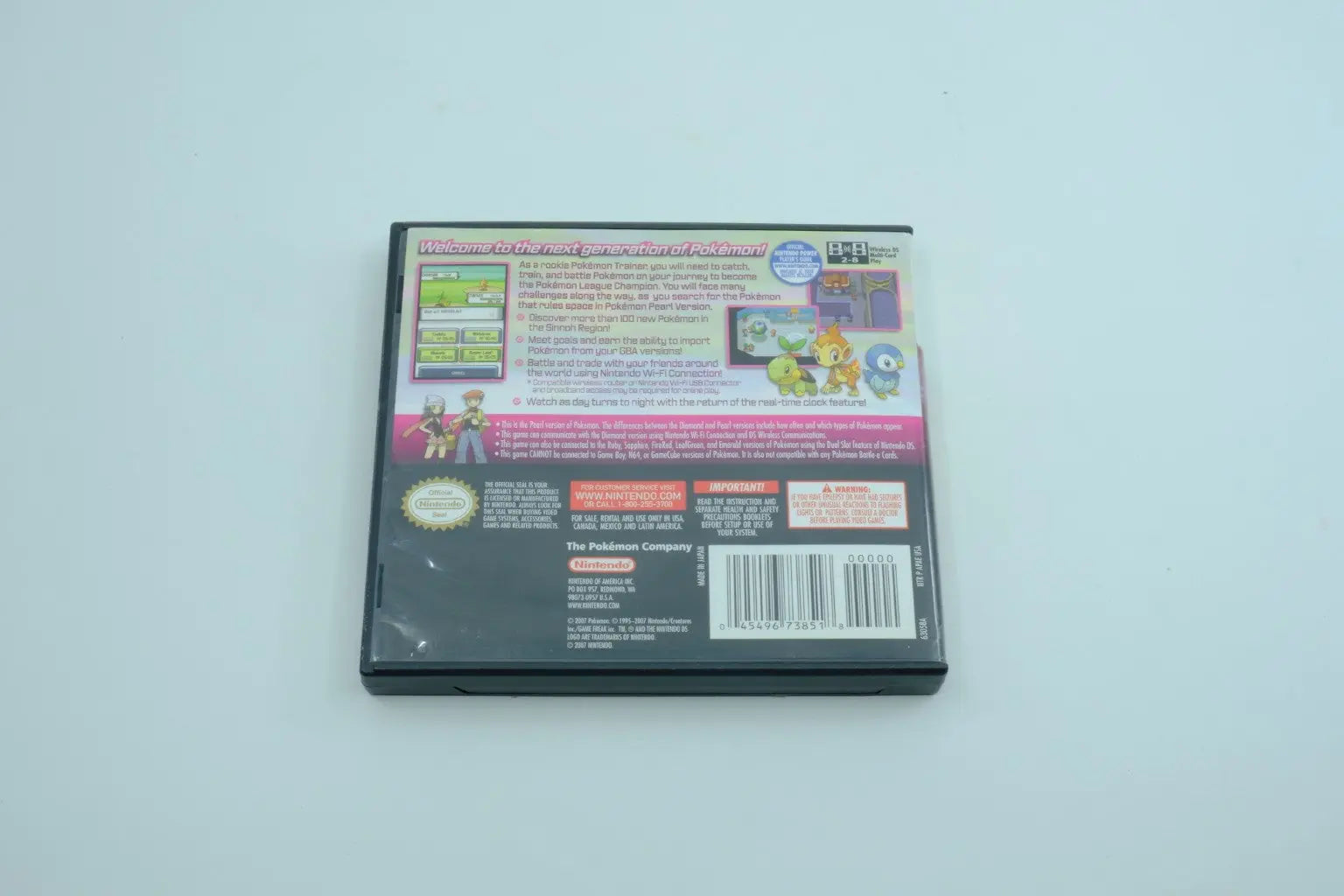 Pokemon Pearl Version – Complete in Box RetroGate - Your Gateway to Classic Gaming
