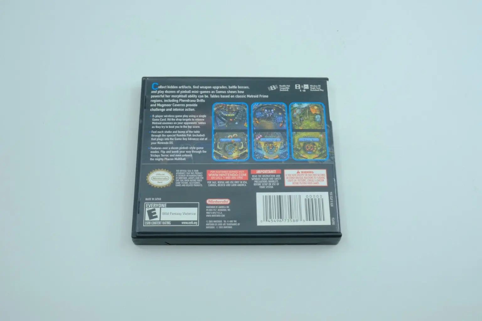 Metroid Prime Pinball – Complete in Box RetroGate - Your Gateway to Classic Gaming