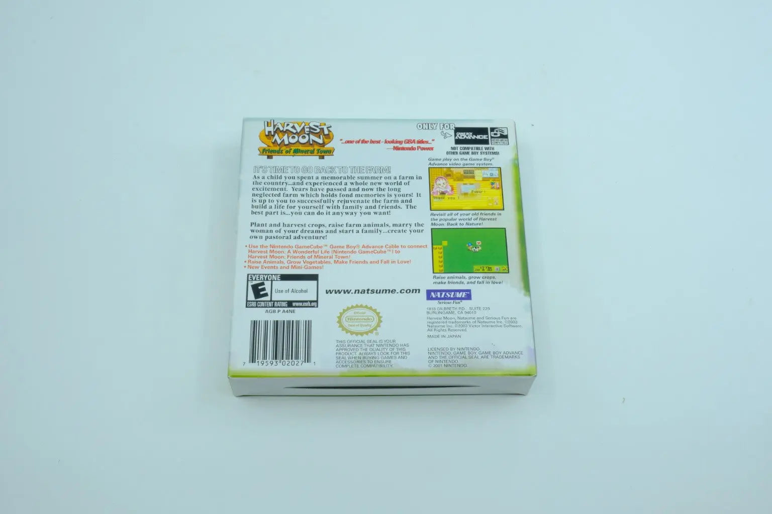 Harvest Moon: Friends of Mineral Town – Complete in Box RetroGate - Your Gateway to Classic Gaming