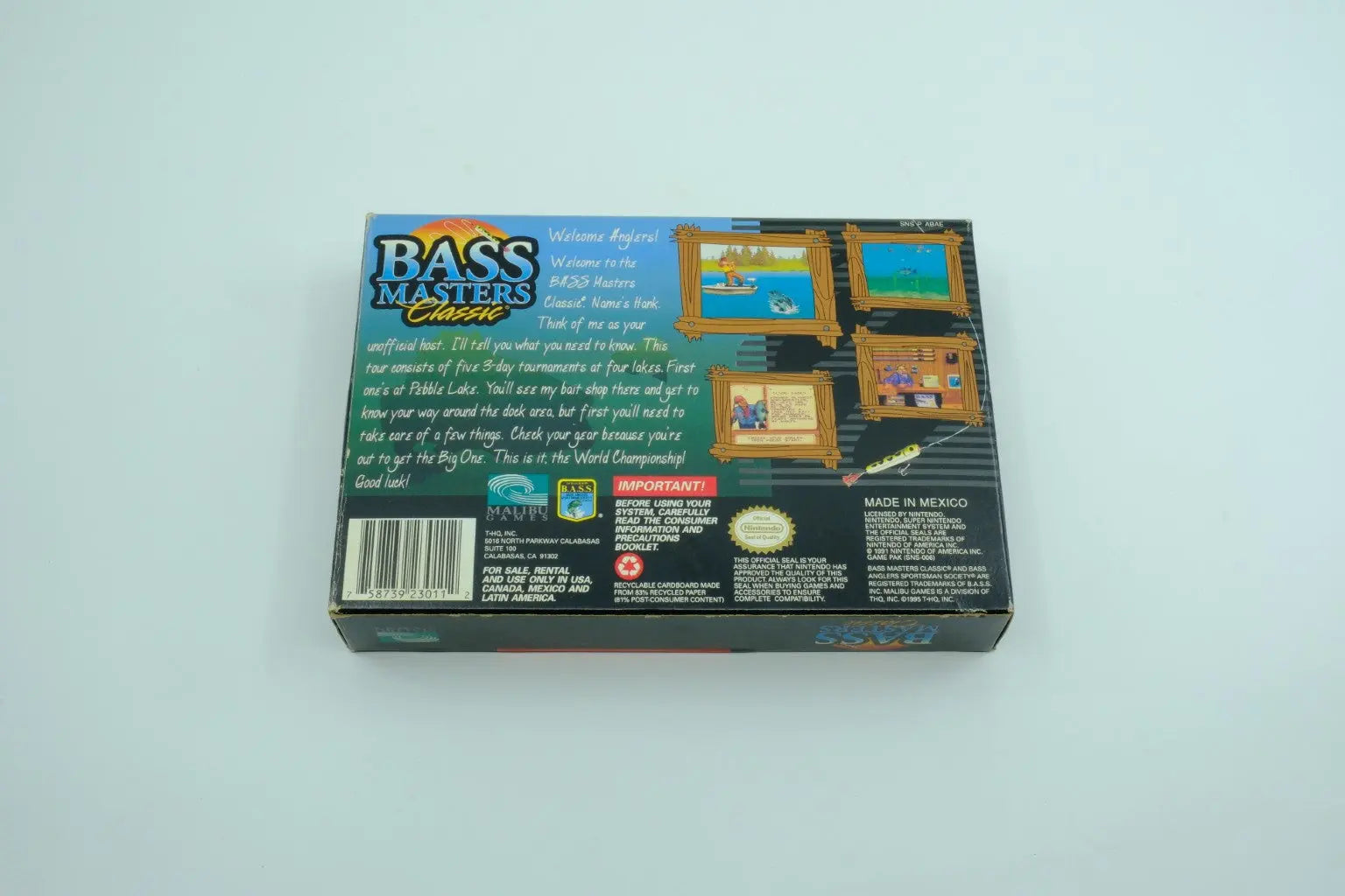 Bass Masters Classic – Complete in Box RetroGate - Your Gateway to Classic Gaming