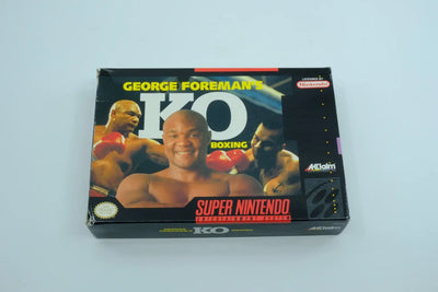 George Foreman’s KO Boxing – Complete in Box RetroGate - Your Gateway to Classic Gaming