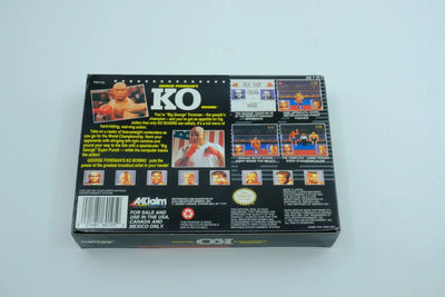 George Foreman’s KO Boxing – Complete in Box RetroGate - Your Gateway to Classic Gaming
