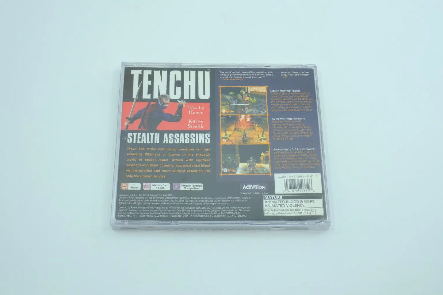 Tenchu: Stealth Assassins – Complete in Box RetroGate - Your Gateway to Classic Gaming