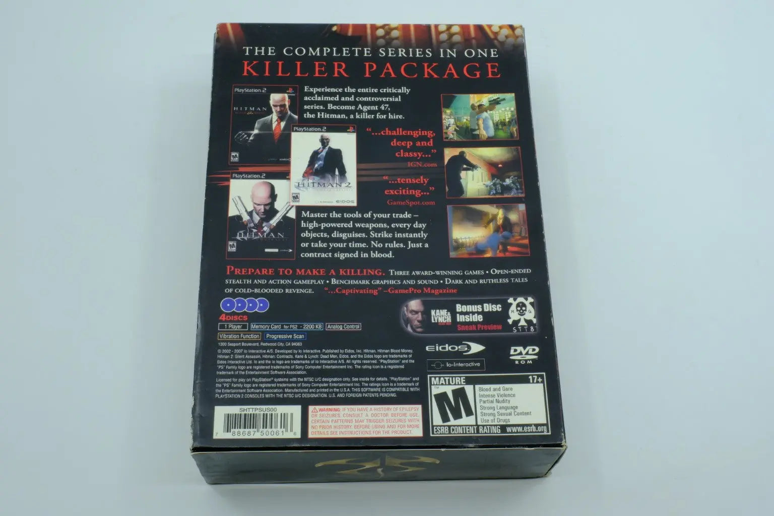 Hitman Trilogy – Complete in Box RetroGate - Your Gateway to Classic Gaming