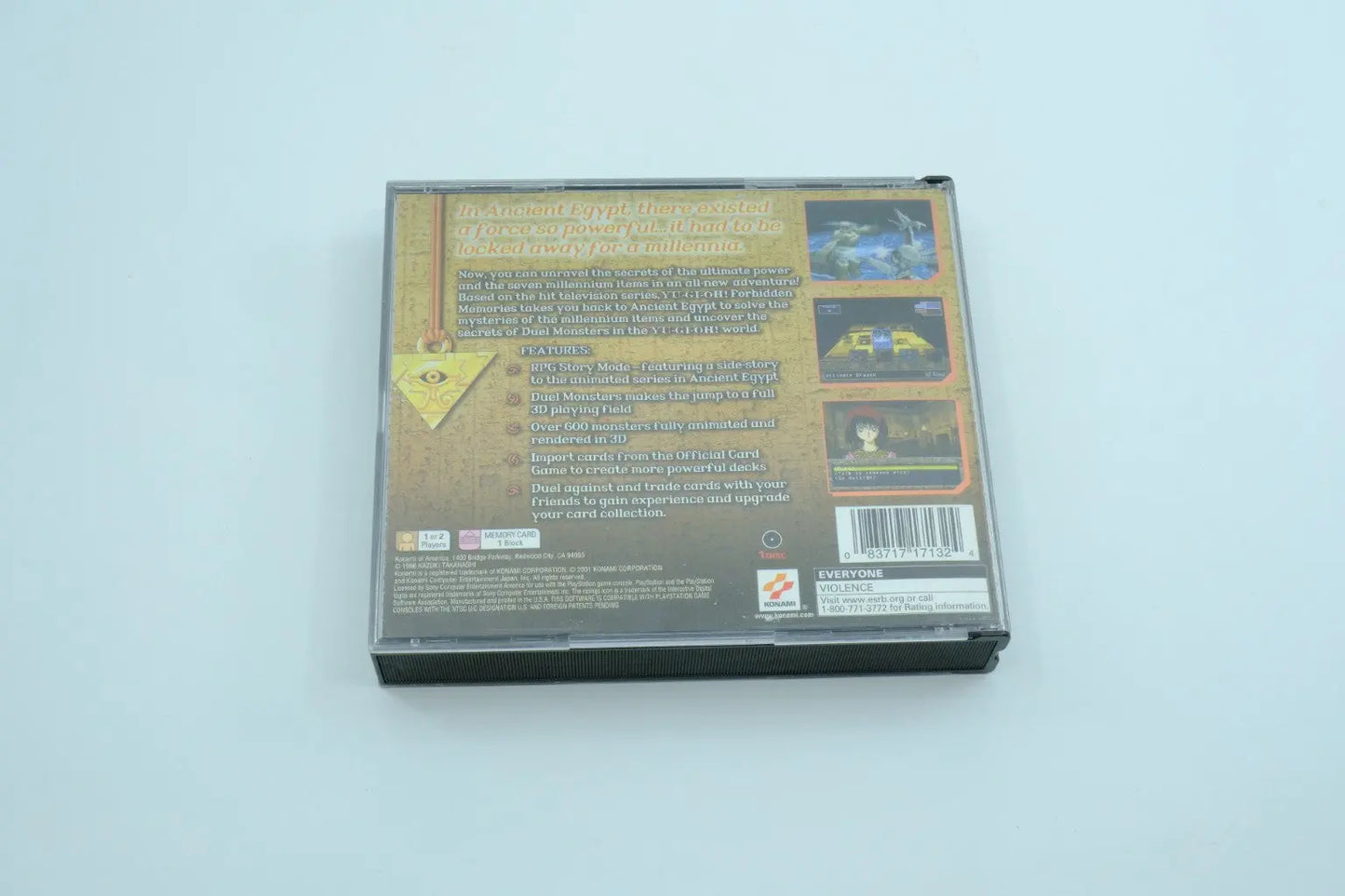 Yu-Gi-Oh! Forbidden Memories – Complete in Box - Holo Premium Edition With Cards RetroGate - Your Gateway to Classic Gaming