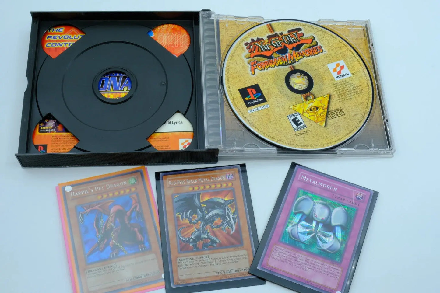 Yu-Gi-Oh! Forbidden Memories – Complete in Box - Holo Premium Edition With Cards RetroGate - Your Gateway to Classic Gaming