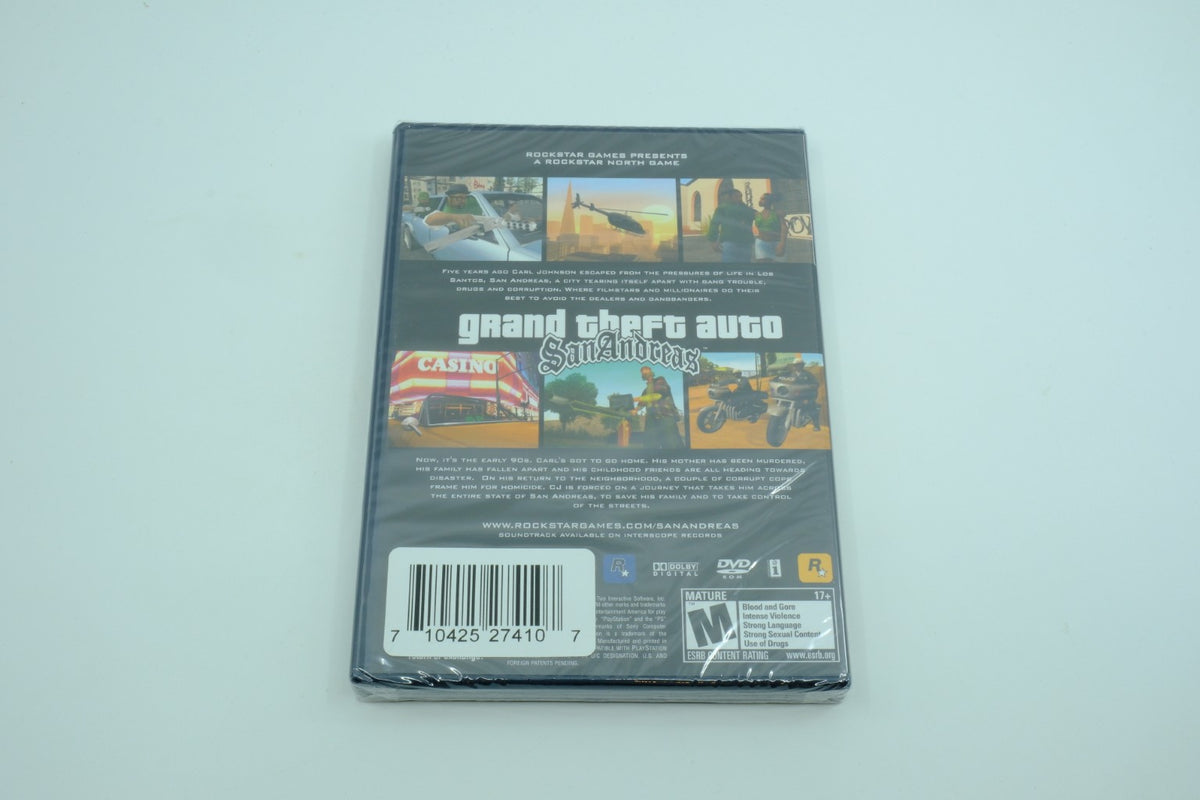 Grand Theft Auto: San Andreas – Factory Sealed ( NOT THE SET EDITION )