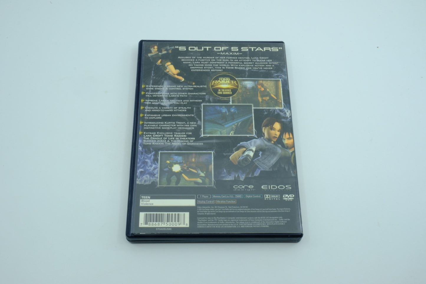 Lara Croft Tomb Raider: The Angel of Darkness – Complete in Box with Card