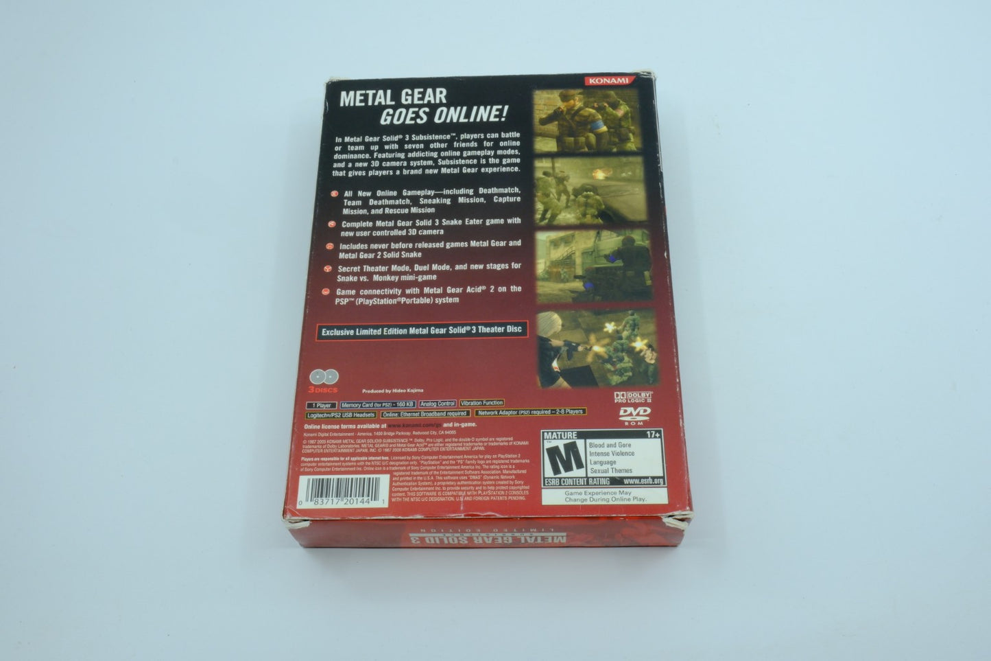 Metal Gear Solid 3: Subsistence – Limited Edition