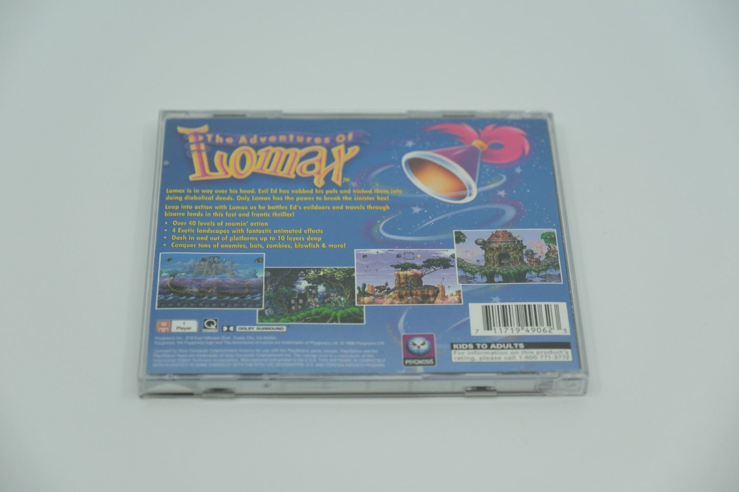 Adventures of Lomax Playstation 1 Complete