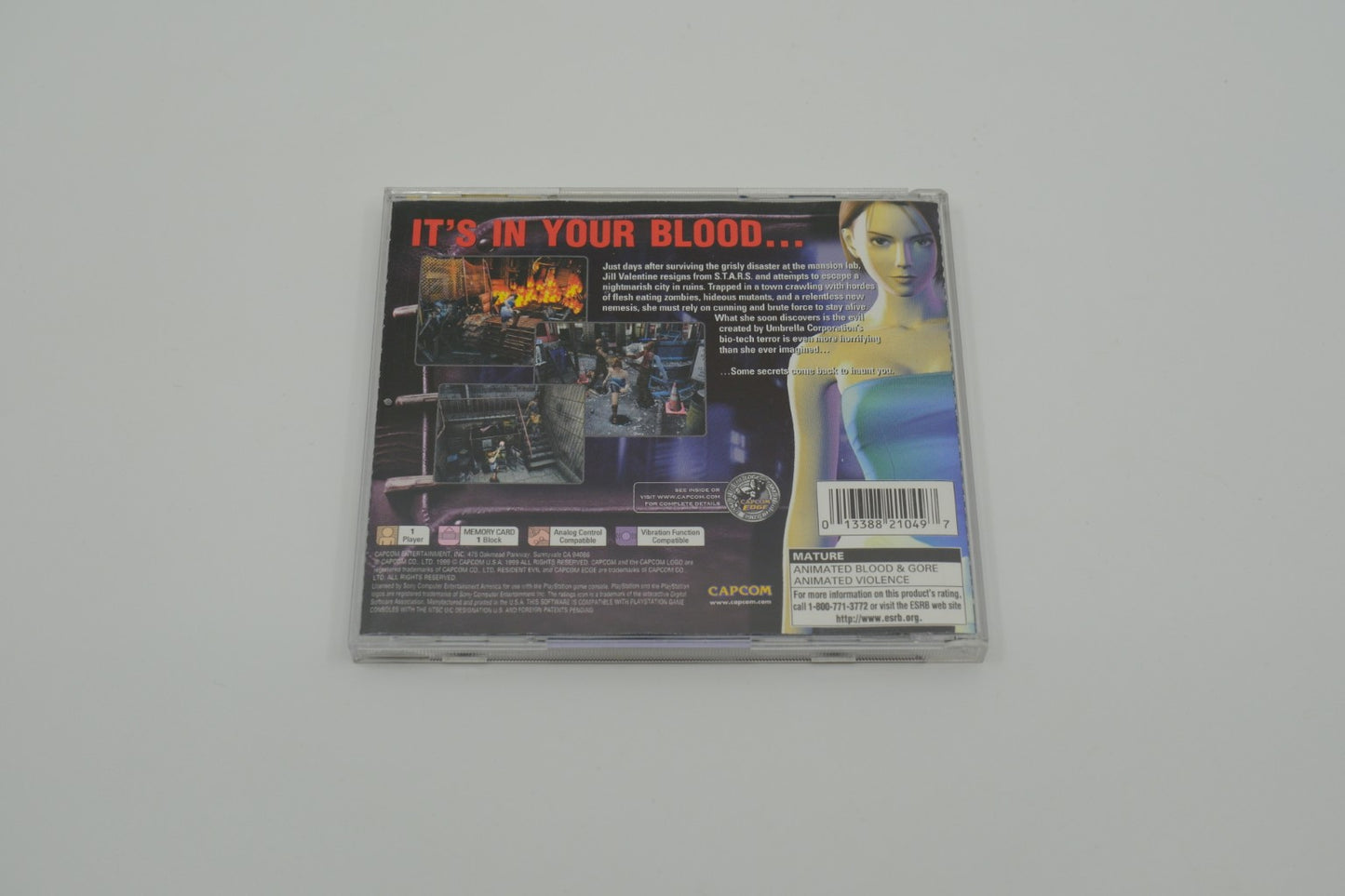 Resident Evil 3 Nemesis Playstation 1 Complete